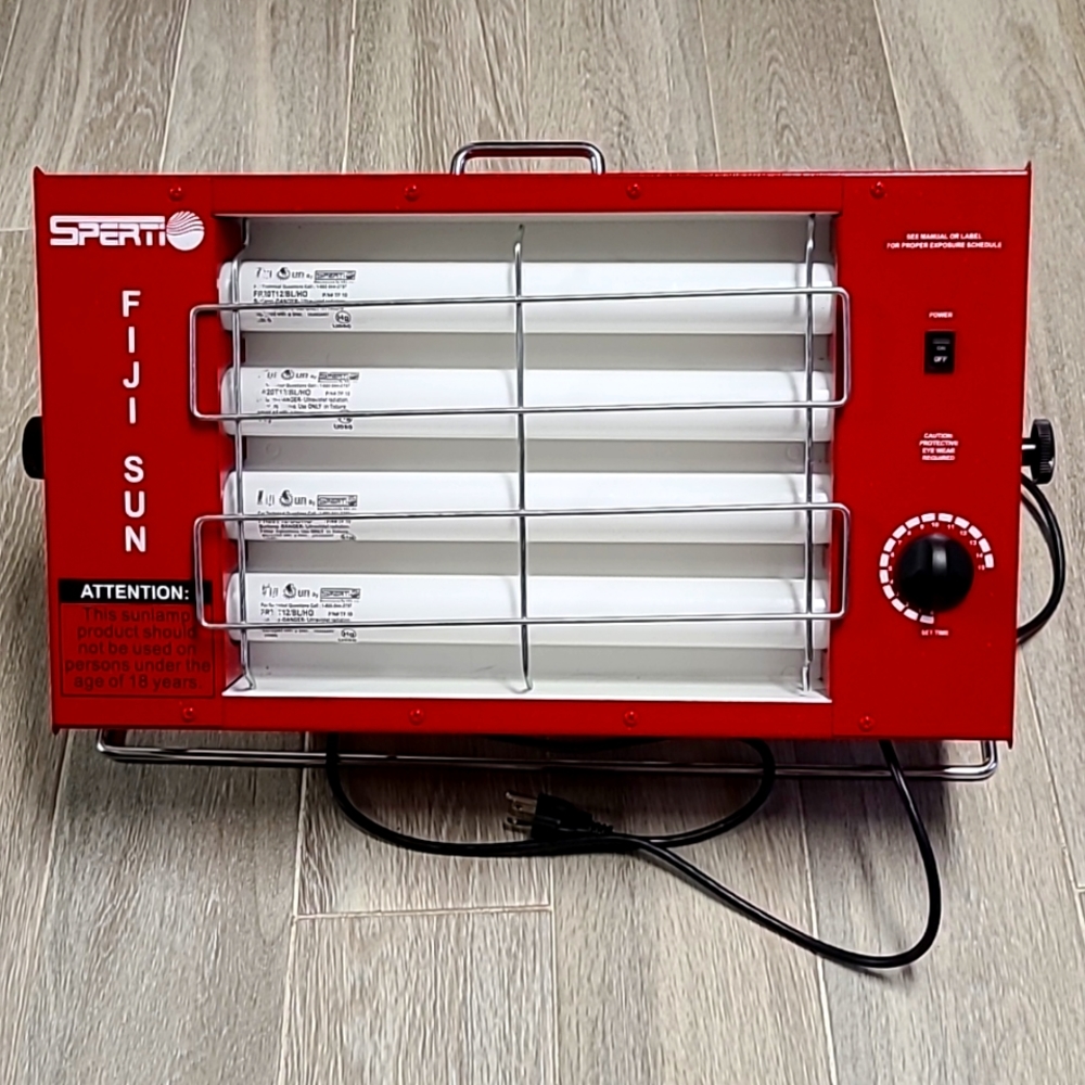SPERTI Fiji Sun Home Tanning Lamp Sunlamp for Face & Body + New Tanning Goggles